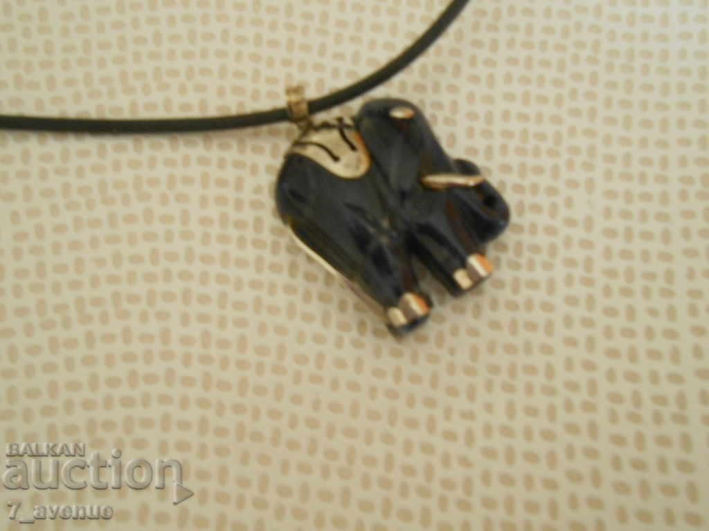 Delivery of Old nice NECKLACE - Elephant, Silver Sodalide DjKv 12.9.2020