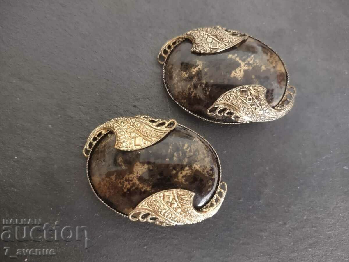 Old EARRINGS, clip, huge VINTAGE 05/19/24