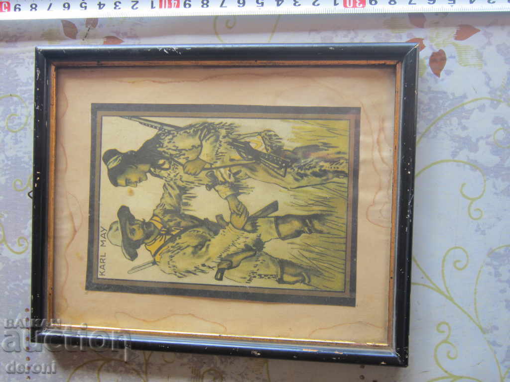 Old painting by Karl May with price 35.00 BGN | € 17.90 Old painting by Karl May with price 35.00 BGN | € 17.90