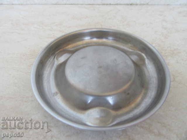 TAVERN ASHTRAY FROM SOCA - CHROME-SILISTRA / d = 11.5 cm / with price 8.00 BGN | € 4.09
