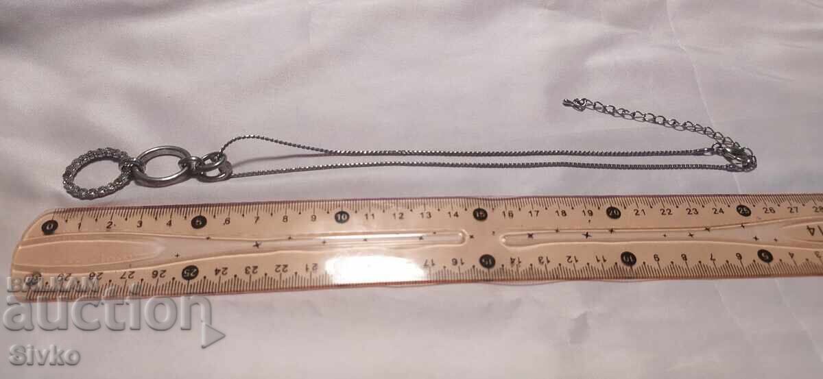 Pendant necklace metal stones Pendant necklace metal stones