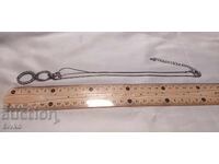 Pandantiv colier metal pietre