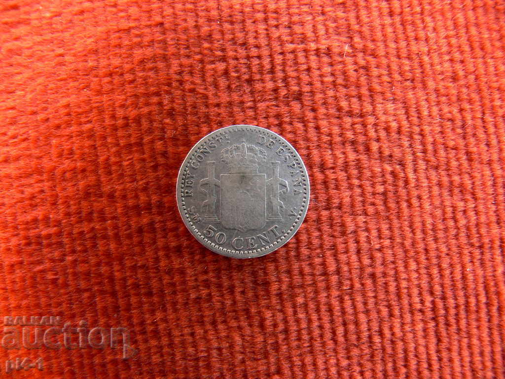 50 CENT Spain 1900 with price 40.00 BGN | € 20.45