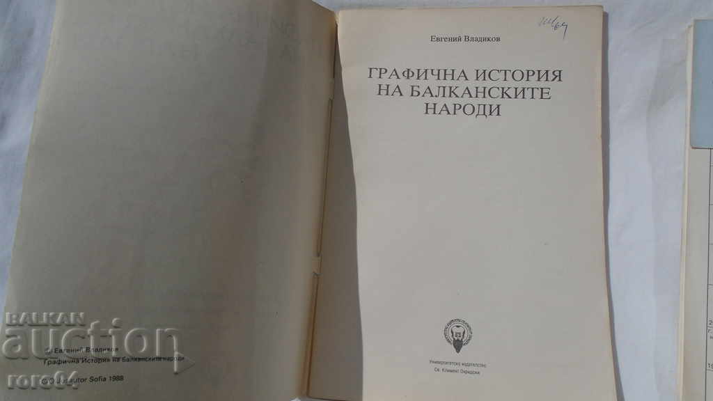 GRAPHIC HISTORY OF THE BALKAN PEOPLES + MAPS with price 13.50 BGN | € 6.90