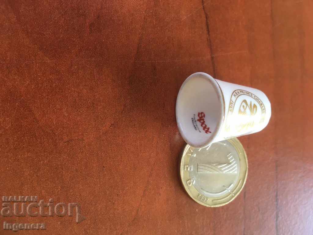 Auction Thimble porcelain Auction Thimble porcelain