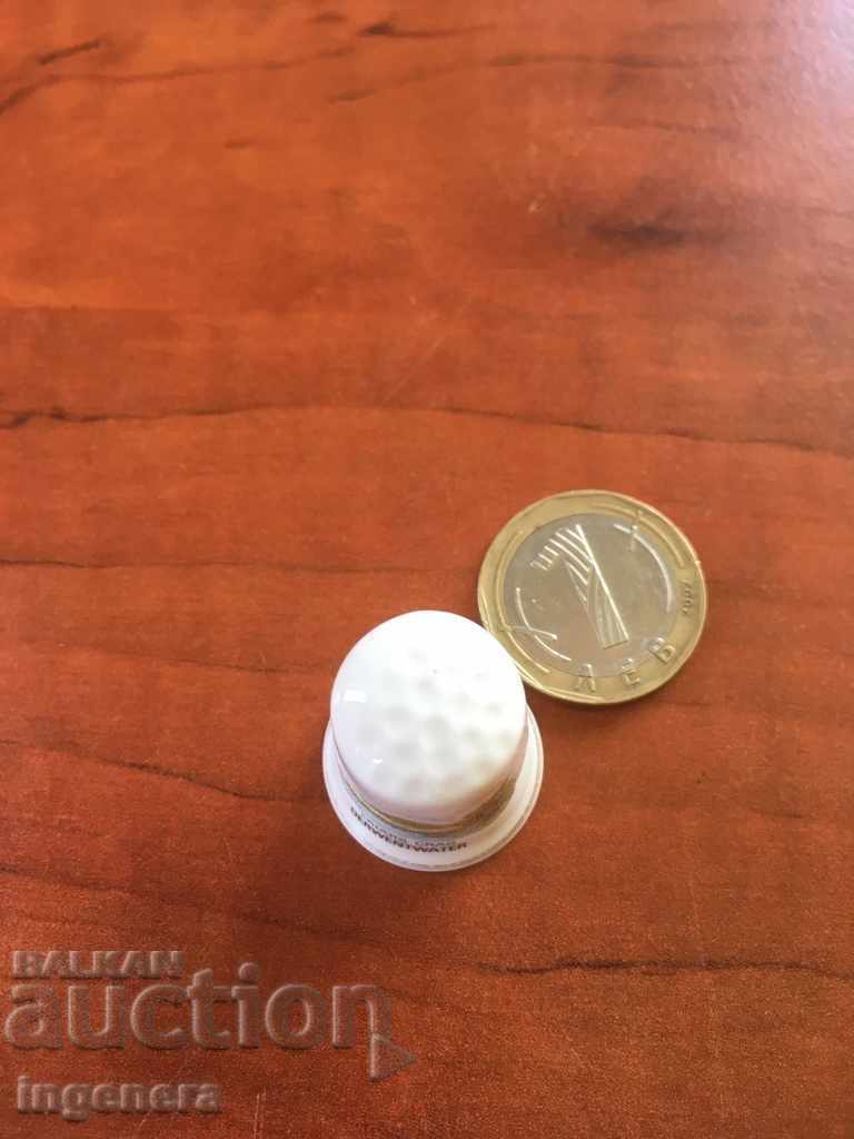 Auction Thimble porcelain Auction Thimble porcelain