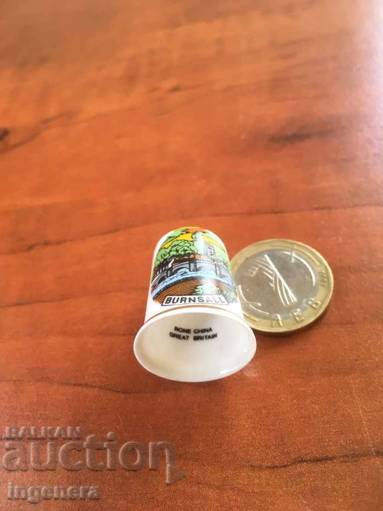 Δακτυλήθρα πορσελάνη με τιμή 5.00 BGN | € 2.56