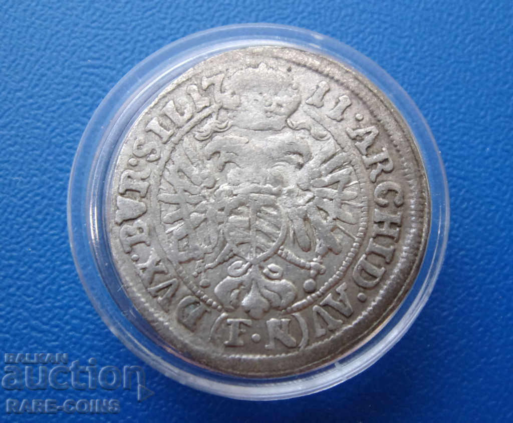 Αυστρία Joseph I 3 Kreuzer 1711 Σπάνιο πρωτότυπο με τιμή € 24.54 | 48.00 BGN