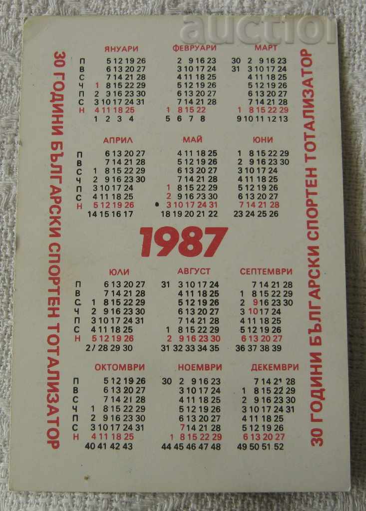 SPORTS TOTO 30 YEARS OF ATHLETICS 1977 CALENDAR with price 2.00 BGN | € 1.02 SPORTS TOTO 30 YEARS OF ATHLETICS 1977 CALENDAR with price 2.00 BGN | € 1.02