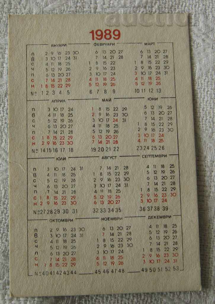 SPORT TOTO 6 of 49 1989 CALENDAR with price 0.50 BGN | € 0.26 SPORT TOTO 6 of 49 1989 CALENDAR with price 0.50 BGN | € 0.26