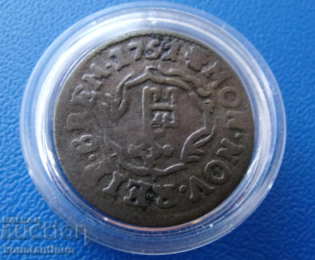 Germany - Bremen 1 Grotto 1751 Silver Rare