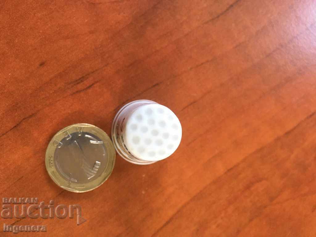 Thimble porcelain with price 5.00 BGN | € 2.56 Thimble porcelain with price 5.00 BGN | € 2.56