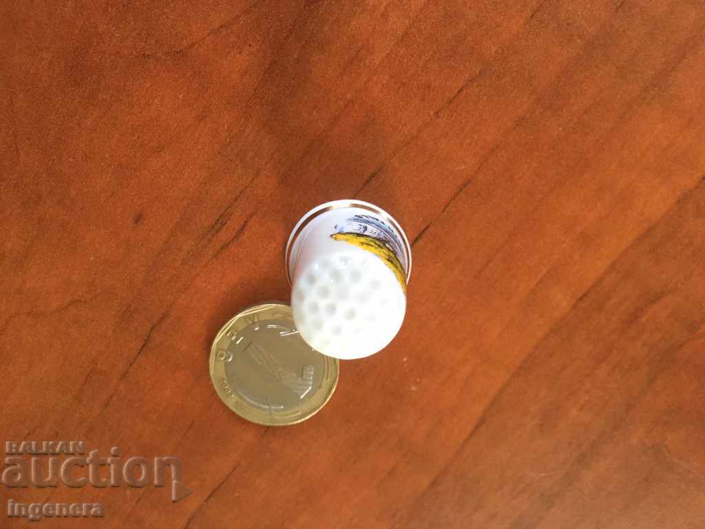 Auction Thimble porcelain Auction Thimble porcelain