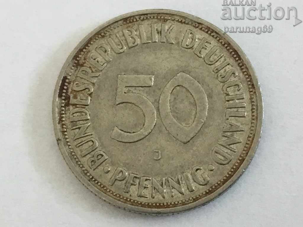 Германия 50 пфенига 1950  година J (L.29.1)