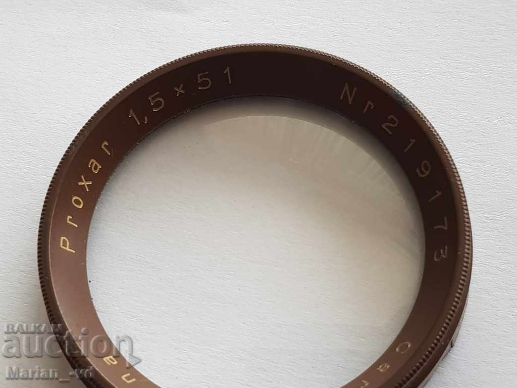 Δημοπρασία CARL ZEISS JENA, PROXAR 1,5 * 51 Δημοπρασία CARL ZEISS JENA, PROXAR 1,5 * 51