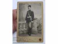 Rare princely photograph of a military medic with a swastika and a cap