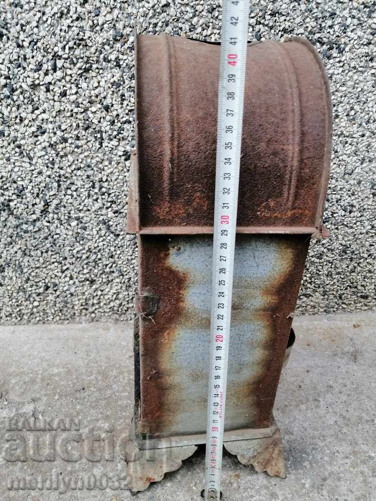 Old lantern from a cemetery for lighting candles Kingdom of Bulgaria - 5 Old lantern from a cemetery for lighting candles Kingdom of Bulgaria - 5