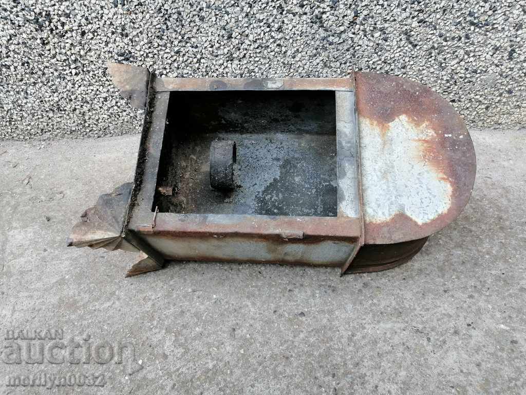 Old lantern from a cemetery for lighting candles Kingdom of Bulgaria - 7 Old lantern from a cemetery for lighting candles Kingdom of Bulgaria - 7