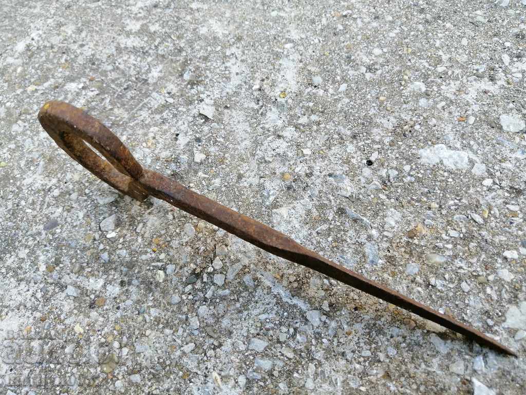 Παλιά σούβλα θανάτωση των ζώων σφυρήλατο σίδερο - 6 Παλιά σούβλα θανάτωση των ζώων σφυρήλατο σίδερο - 6