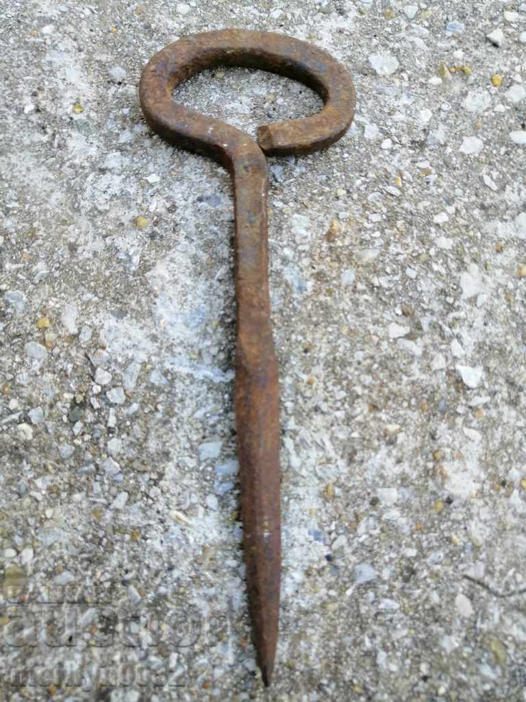 Παλιά σούβλα θανάτωση των ζώων σφυρήλατο σίδερο - 7 Παλιά σούβλα θανάτωση των ζώων σφυρήλατο σίδερο - 7