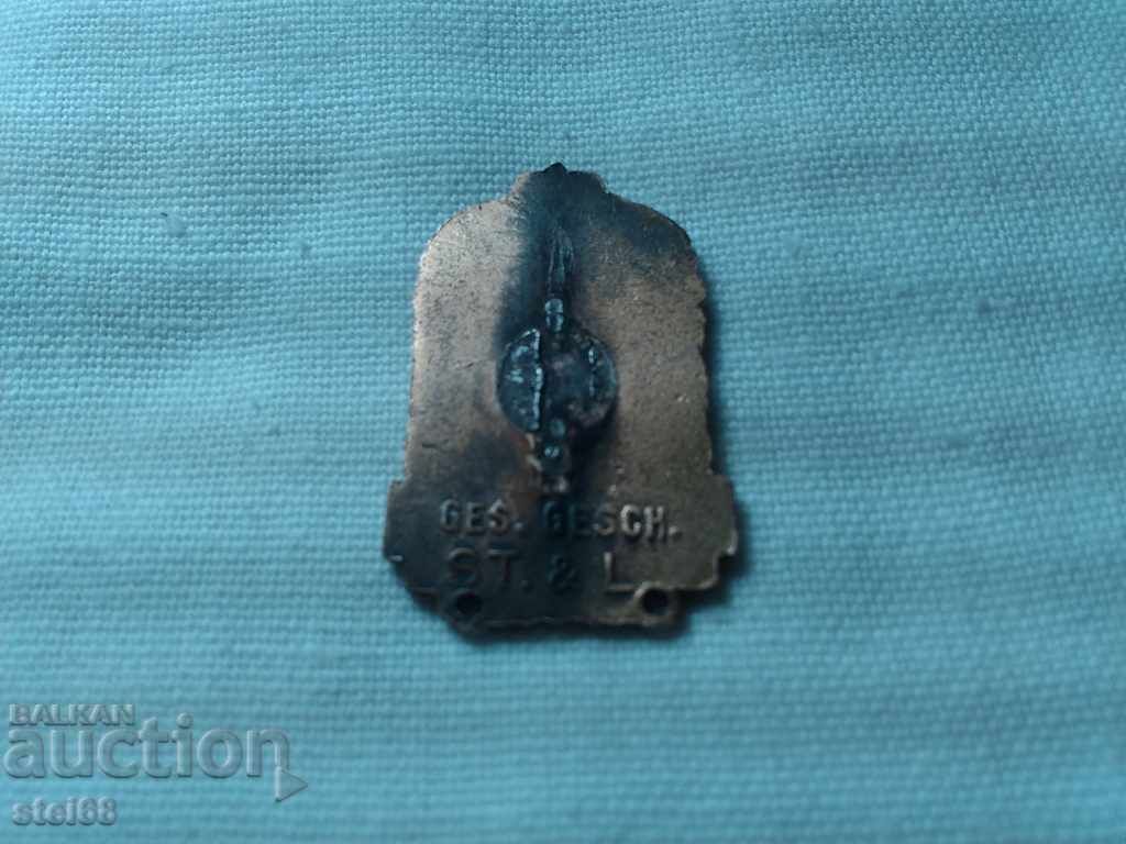 Аукцион СТАРА ГЕРМАНСКА ЗНАЧКА ЗА ЧЛЕНСТВО --  ВЪЗДУШНА ПУШКА