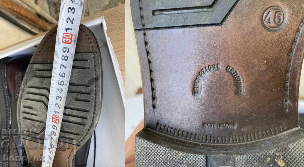 10381. Italian shoes genuine leather sole gyon 46 no with price 25.00 BGN | € 12.78 10381. Italian shoes genuine leather sole gyon 46 no with price 25.00 BGN | € 12.78