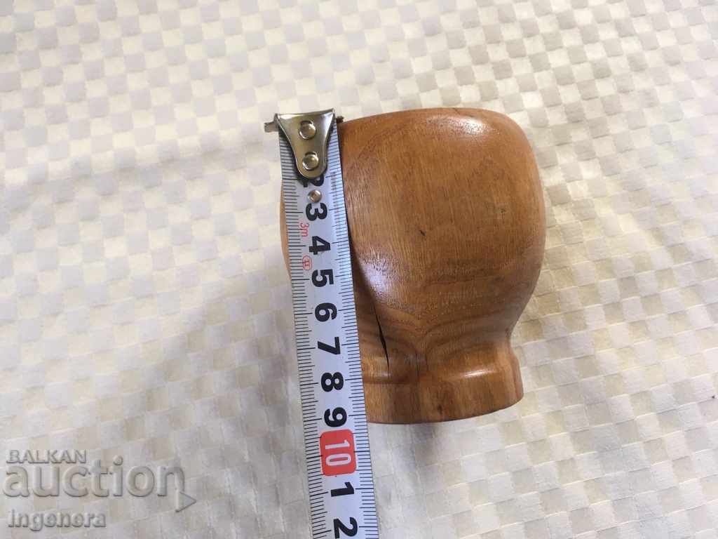 Auction GLASS BOWL CANDLEHOLDER ANCIENT WOOD Auction GLASS BOWL CANDLEHOLDER ANCIENT WOOD