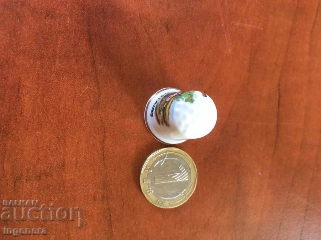 Auction Thimble porcelain Auction Thimble porcelain