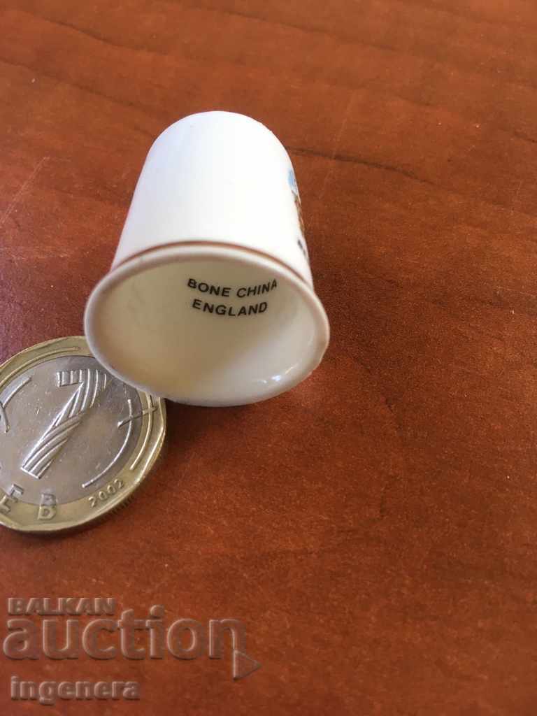 Thimble porcelain with price 5.00 BGN | € 2.56 Thimble porcelain with price 5.00 BGN | € 2.56