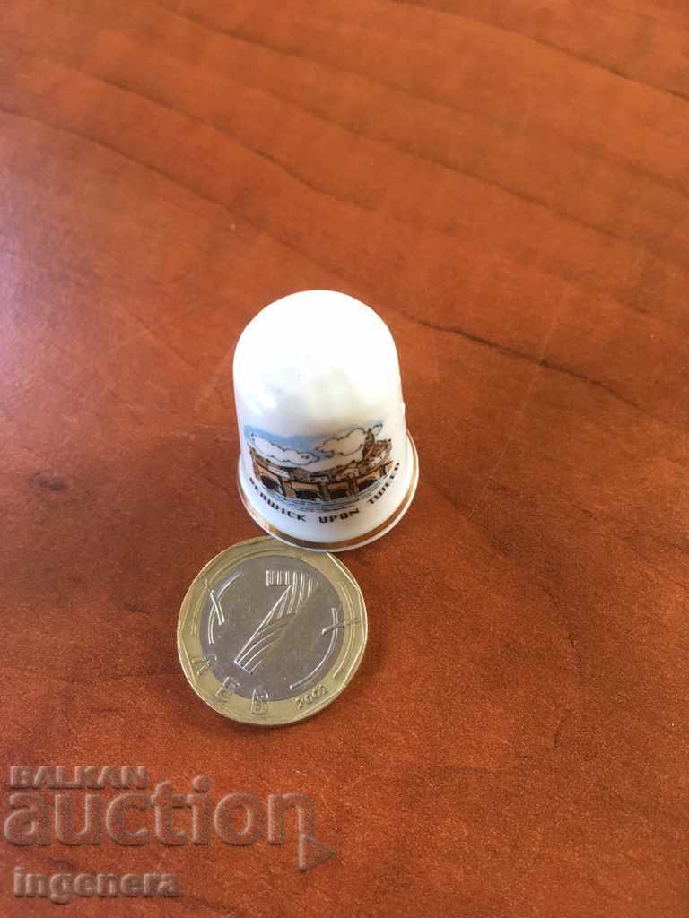 Auction Thimble porcelain Auction Thimble porcelain