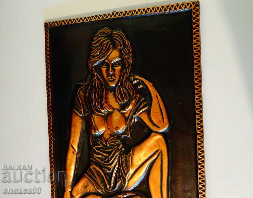 Copper panel, copper painting, erotic, nude body, 1 kg with price 69.00 BGN | € 35.28 Copper panel, copper painting, erotic, nude body, 1 kg with price 69.00 BGN | € 35.28