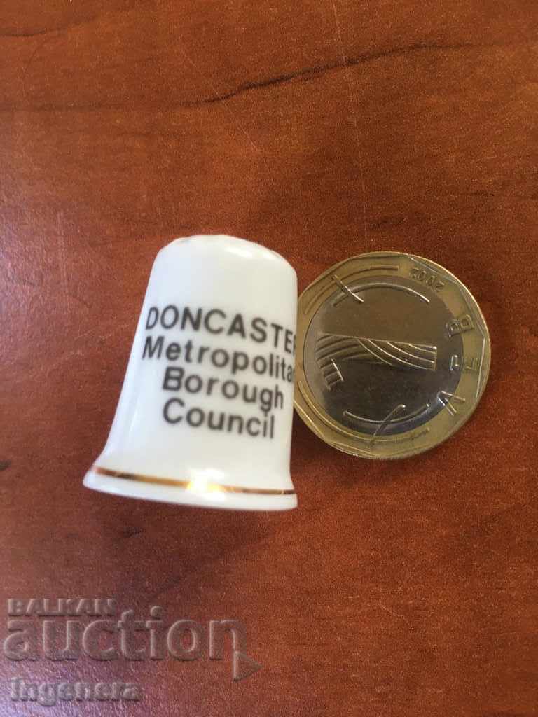 Thimble porcelain with price 5.00 BGN | € 2.56 Thimble porcelain with price 5.00 BGN | € 2.56