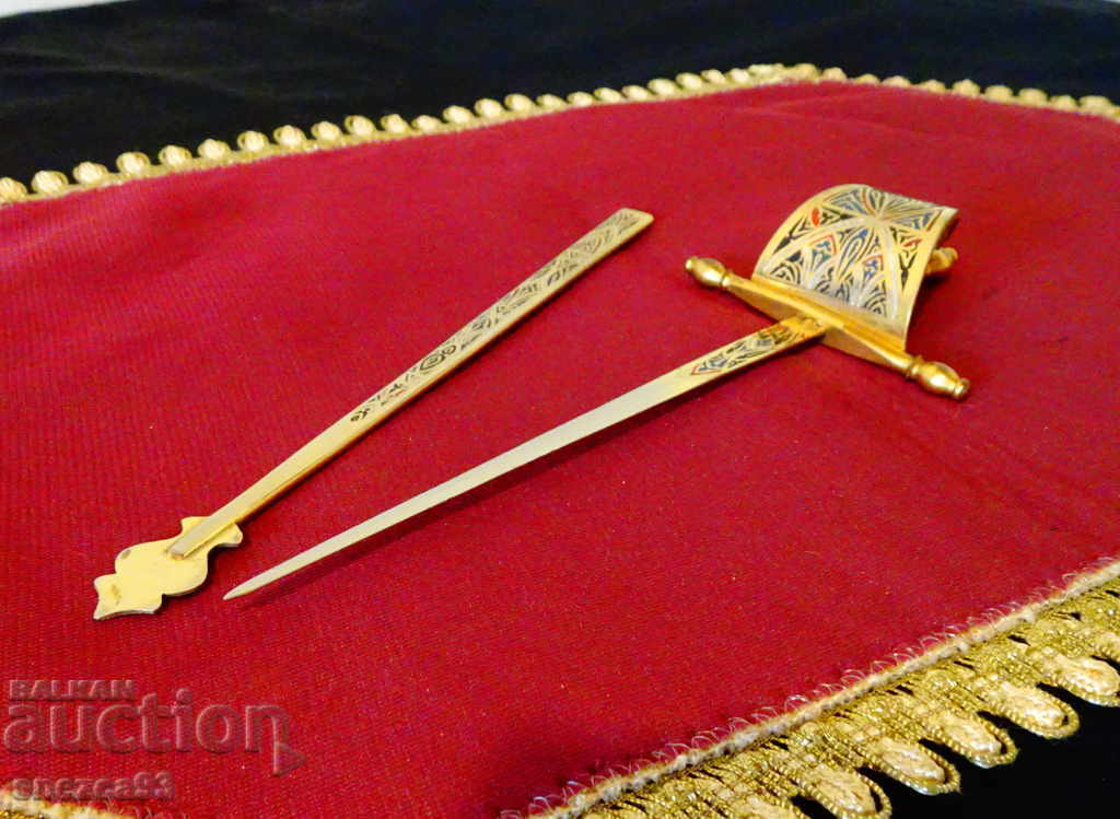 Toledo dagger, kama with scabbard, gilding, enamel - 5 Toledo dagger, kama with scabbard, gilding, enamel - 5