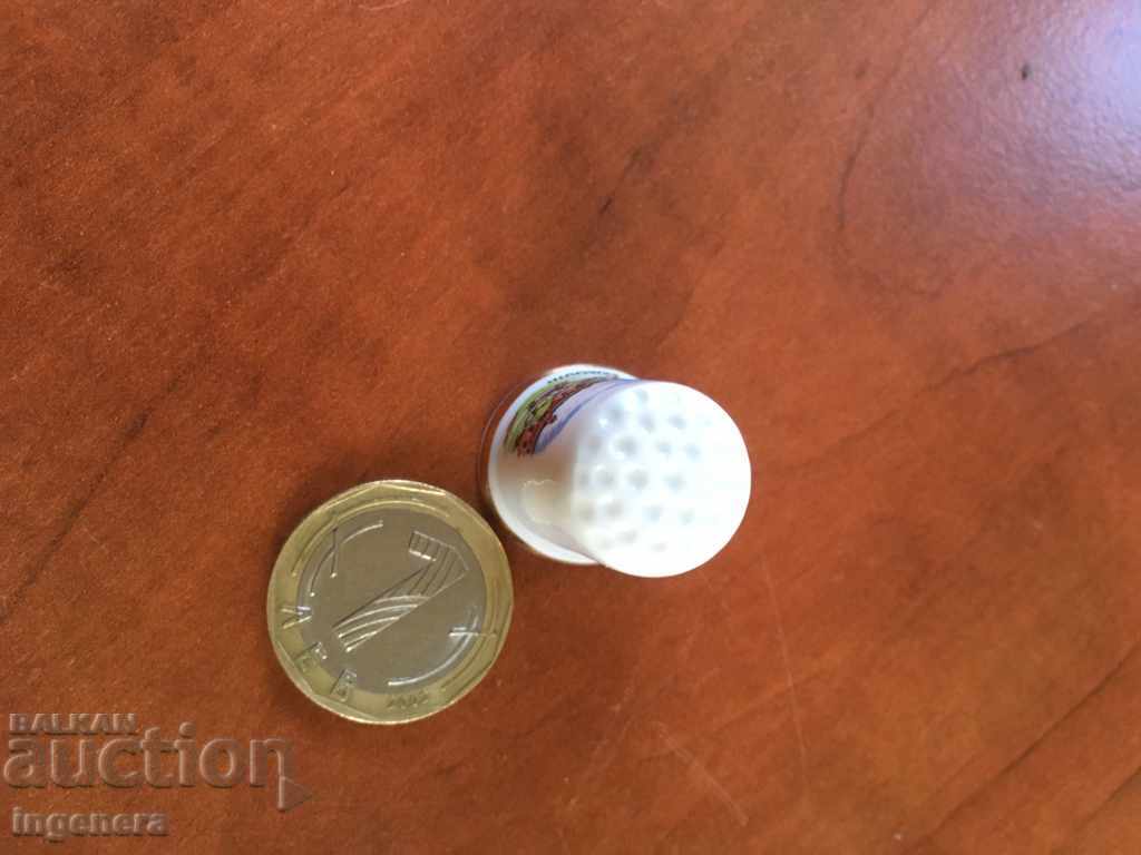 Auction Thimble porcelain Auction Thimble porcelain