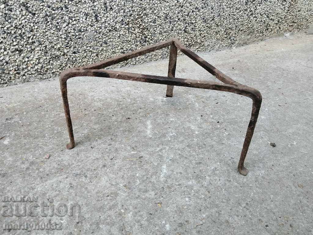 Old forged wrought iron, wrought iron, primitive