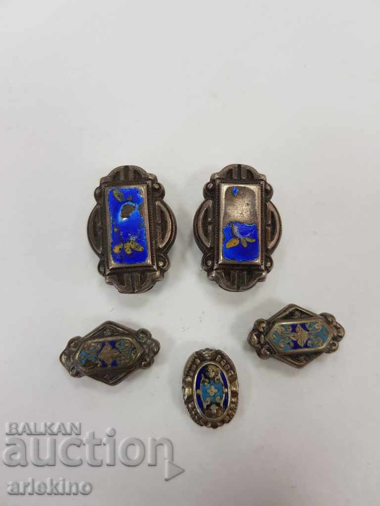 Lot of pieces of shuttle shuttle with enamel for pocket watches with price 75.00 BGN | € 38.35 Lot of pieces of shuttle shuttle with enamel for pocket watches with price 75.00 BGN | € 38.35