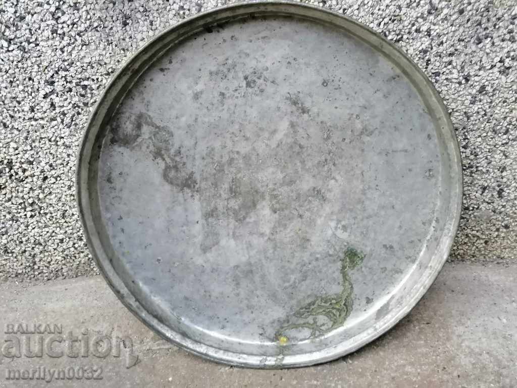 Copper vessel, tray, copper, blue Copper vessel, tray, copper, blue