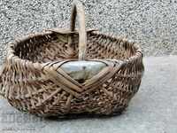 Old wicker basket, wooden, basket, paneer