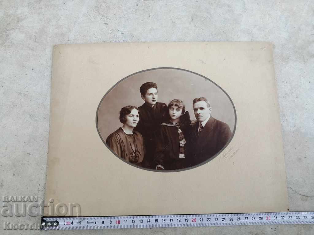 OLD FAMILY PHOTO ON CARDBOARD - 5 OLD FAMILY PHOTO ON CARDBOARD - 5