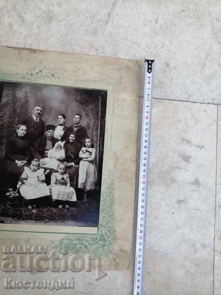 OLD FAMILY PHOTO ON CARDBOARD - 6