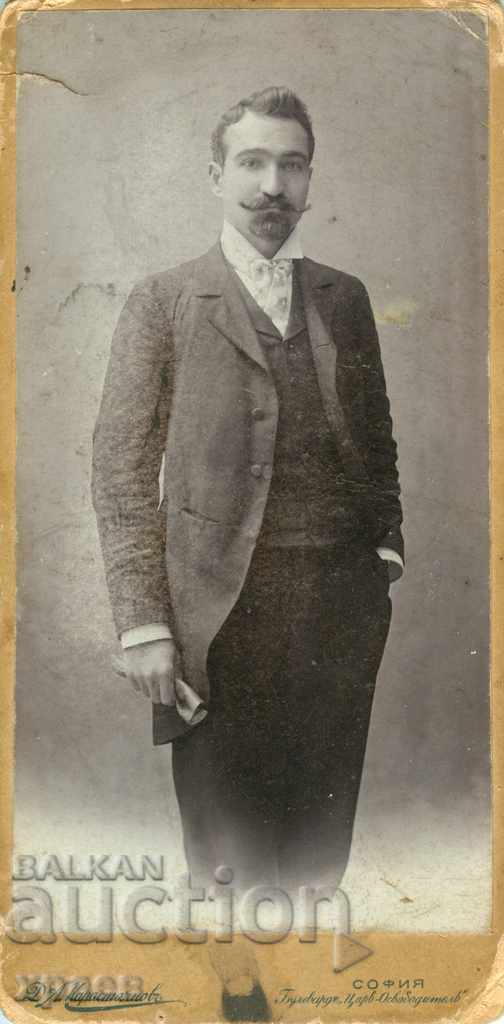 OLD PHOTO - CARDBOARD - D.KARASTOYANOV - SOFIA - 1334