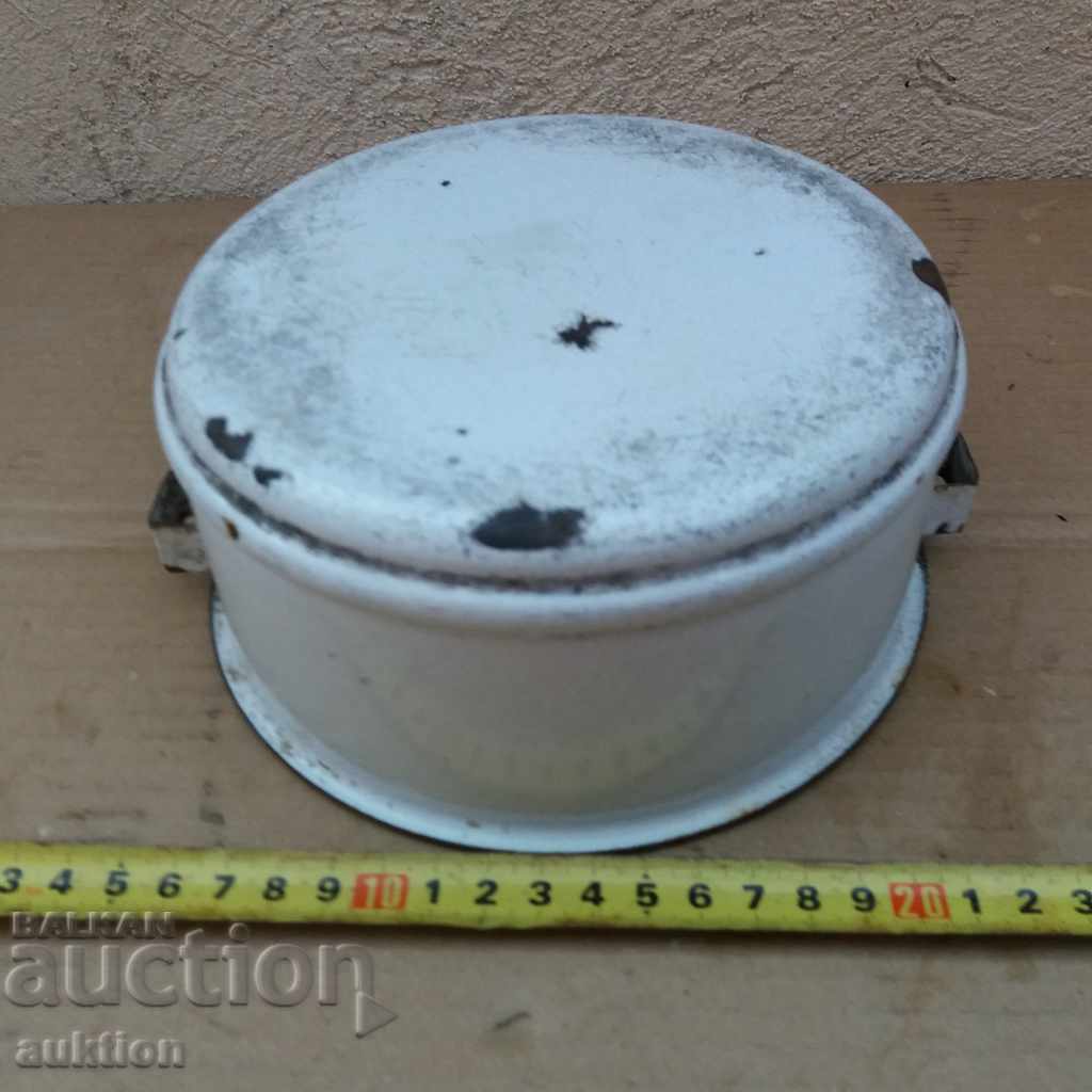 ENAMELED SOC. CUP, PANIC, TAS - 6