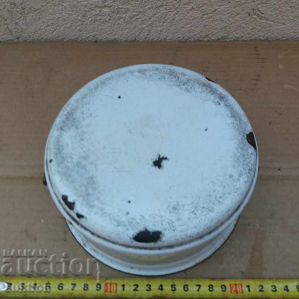 ENAMELED SOC. CUP, PANIC, TAS - 7