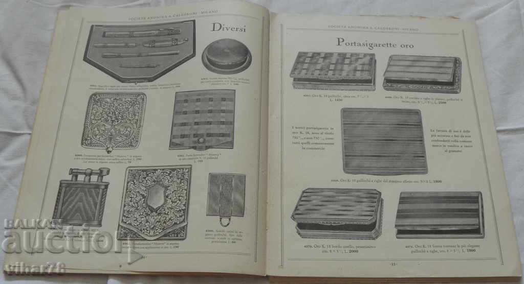 Old catalog-magazine 1929-watch-tobacco case many items - 6 Old catalog-magazine 1929-watch-tobacco case many items - 6