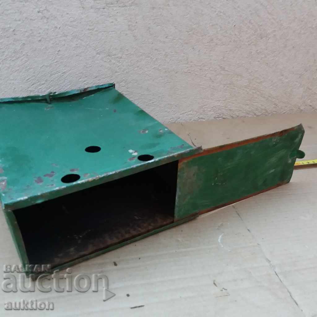 OLD POST BOX - METAL, SOC. - 7