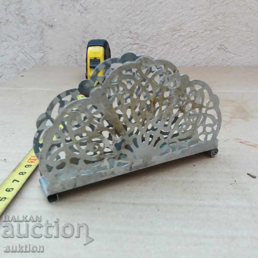 Auction OLD METAL NAPKIN Auction OLD METAL NAPKIN