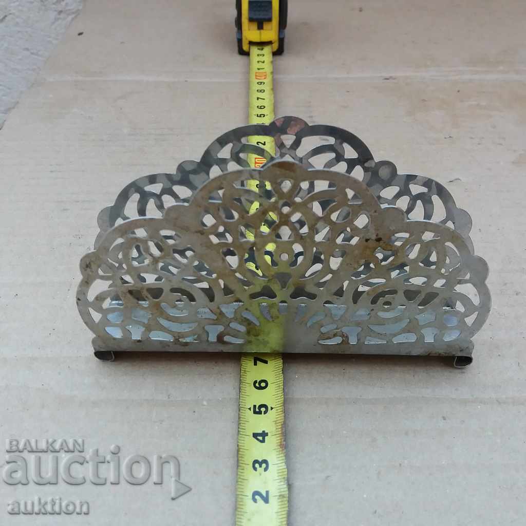 OLD METAL NAPKIN - 5 OLD METAL NAPKIN - 5