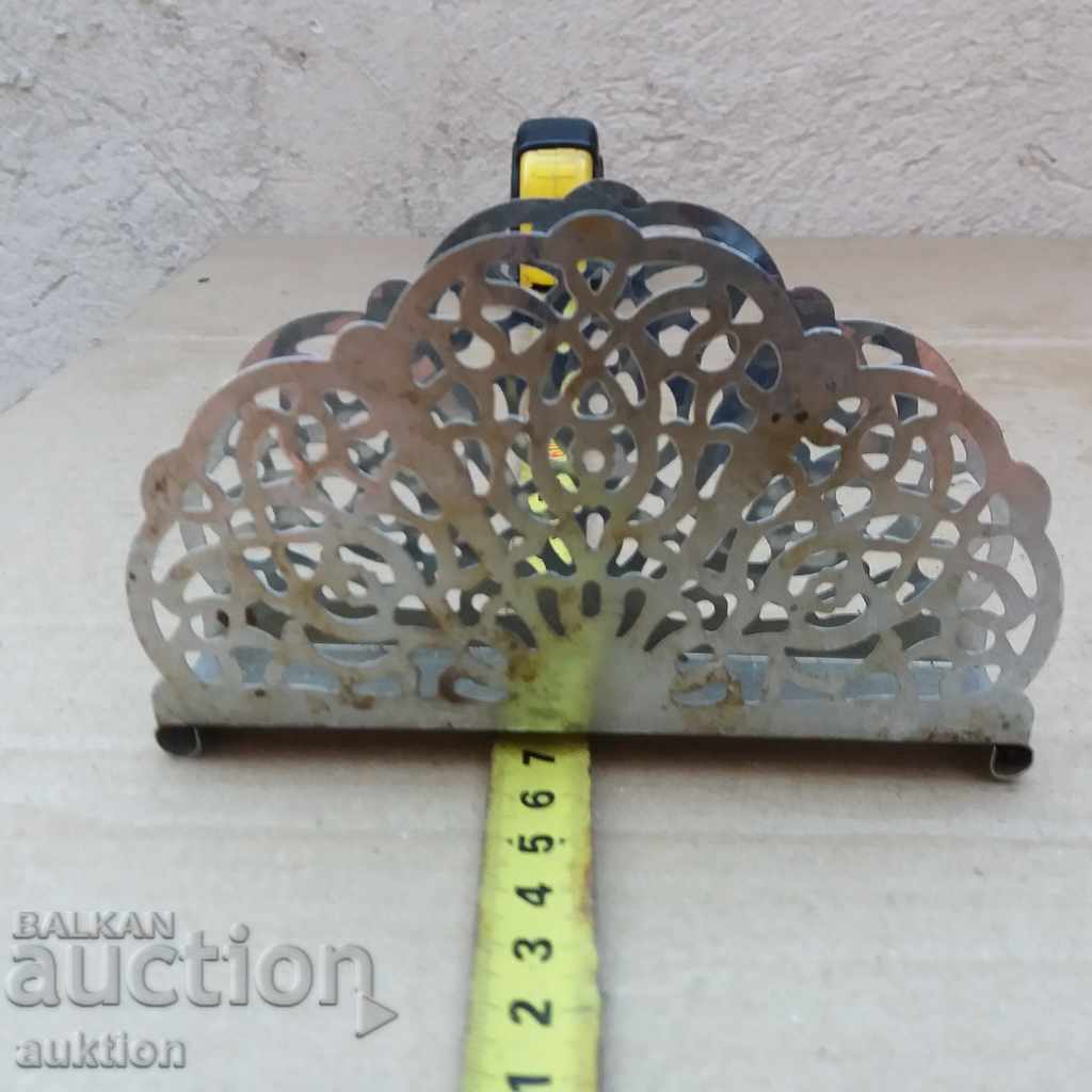 OLD METAL NAPKIN - 6 OLD METAL NAPKIN - 6