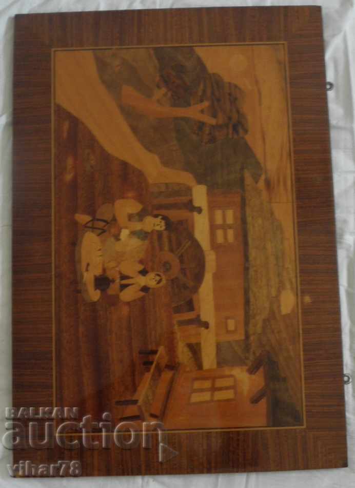 Painting of wood - INTARSIA with price 149.99 BGN | € 76.69 Painting of wood - INTARSIA with price 149.99 BGN | € 76.69