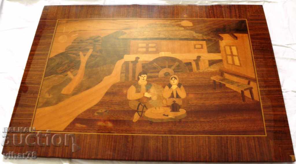 Delivery of Painting of wood - INTARSIA Delivery of Painting of wood - INTARSIA